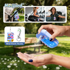 Metyond six Crocs-style charms in blue for playful customization