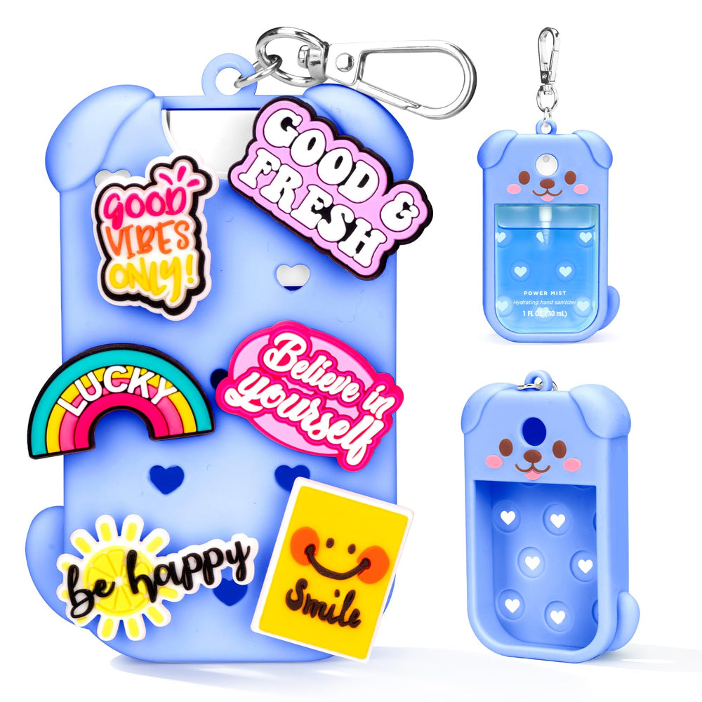 Metyond dog silicone case for Touchland blue protects 30ml spray on the go