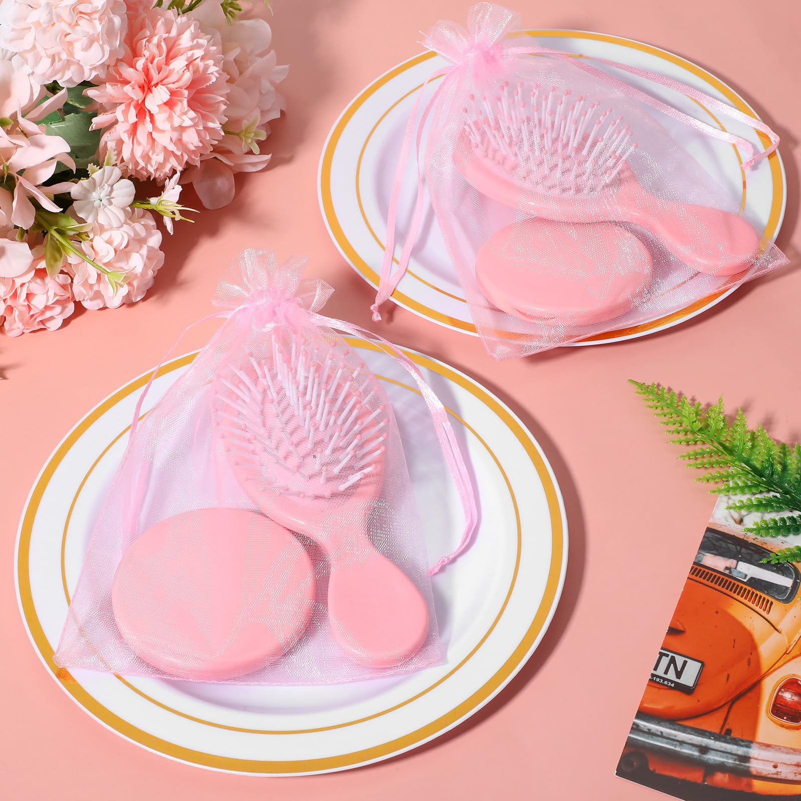 Meyeyaia pink bow gift set displays stylish elegance