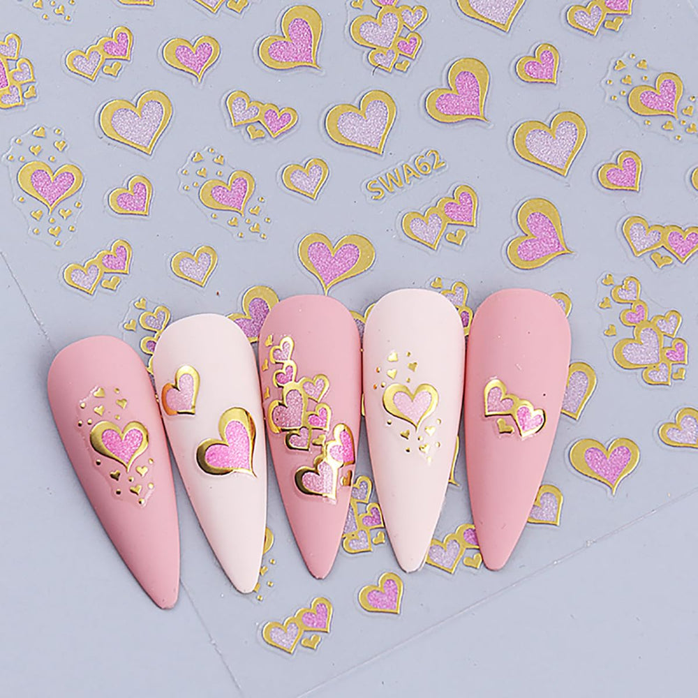 MEZYKAP self-adhesive nail stickers for mess-free application.