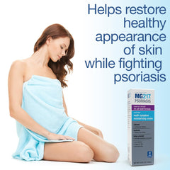 MG217 absorption closeup shows fast-absorbing cream leaving skin comfortable.