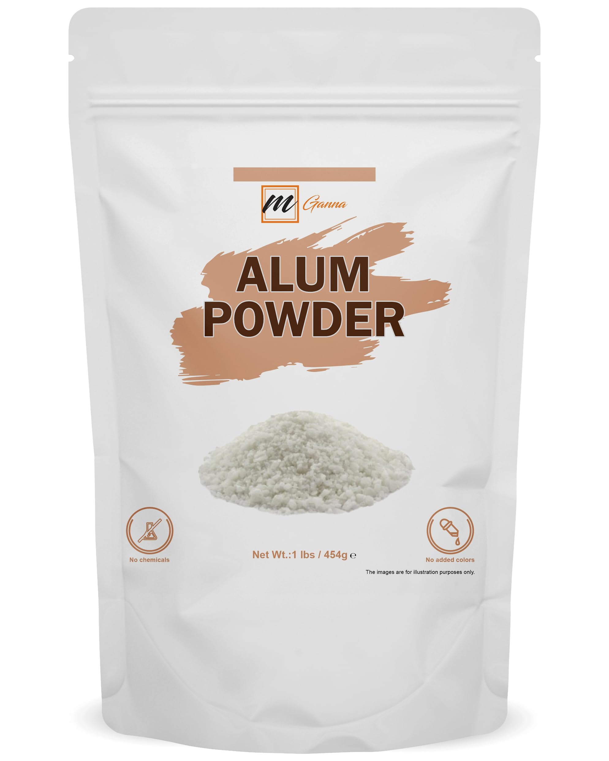 mGanna alum powder for water purification and safe hydration