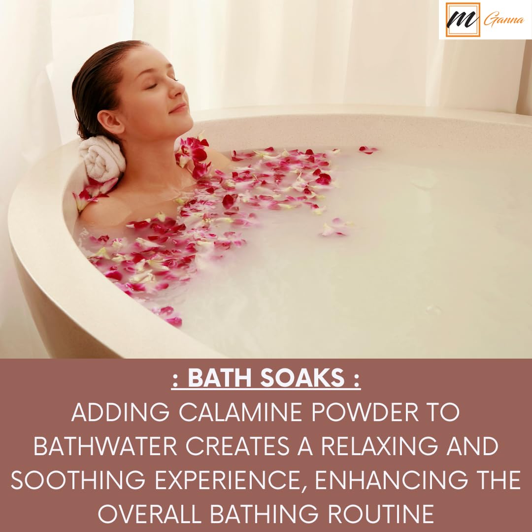 mGanna Calamine Clay Powder in a soap base for handmade bars.