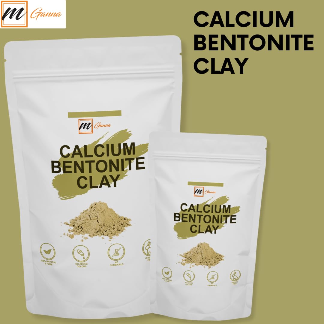 mganna clay hair mask texture for oil control and scalp care.