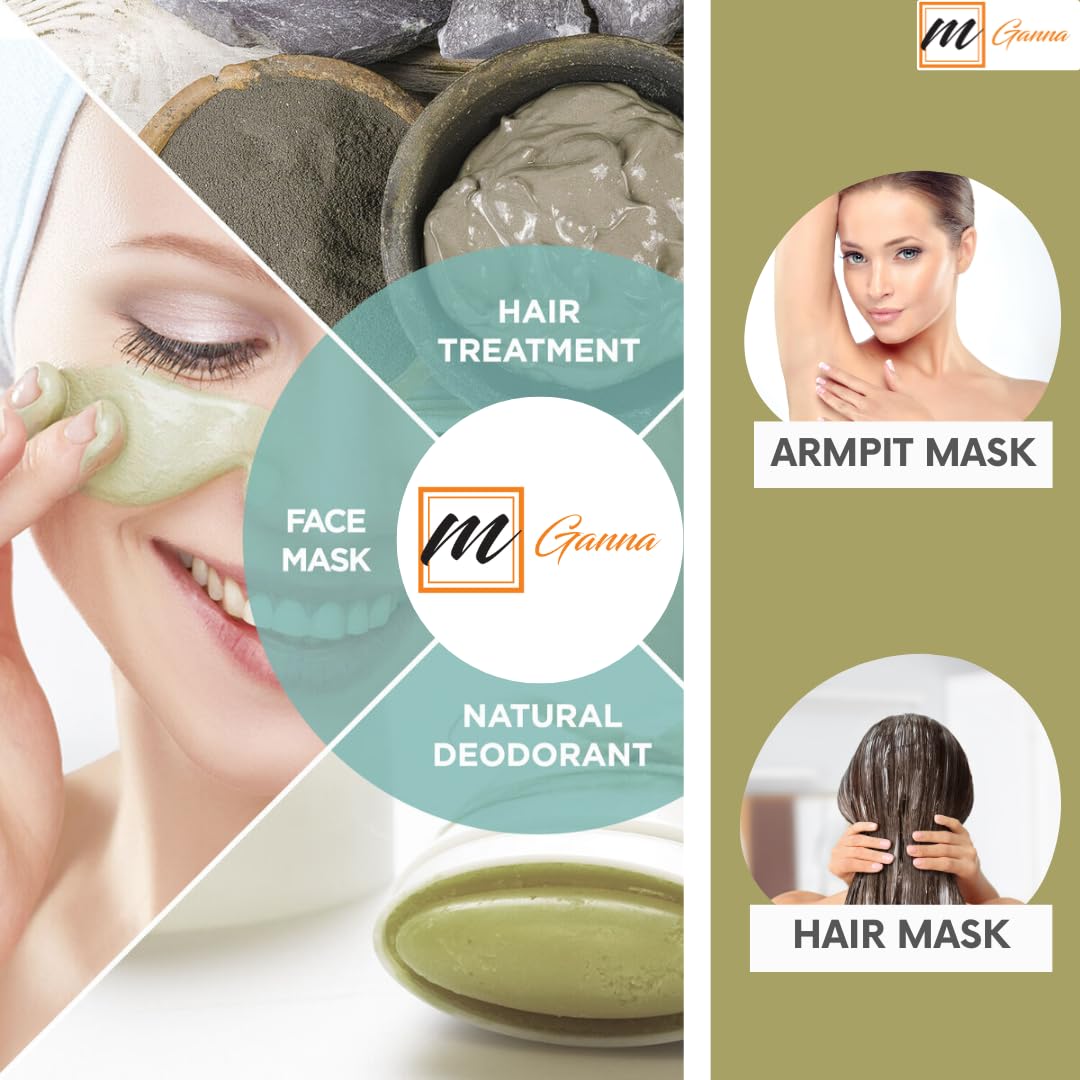 mganna calcium bentonite clay powder mixed with water for a daily detox-style drink.