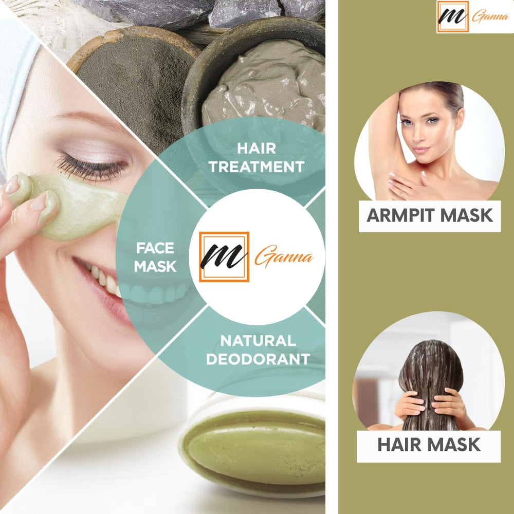mganna calcium bentonite clay powder mixed with water for a daily detox-style drink.