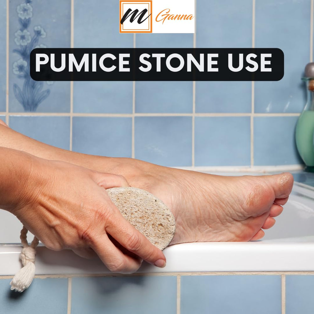 mganna pumice powder used in DIY skincare cream for natural exfoliation
