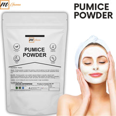 mganna pumice powder mixed into facial mask for gentle exfoliation