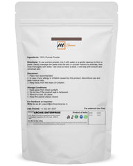 mganna pumice powder being poured to show fine texture for DIY scrubs