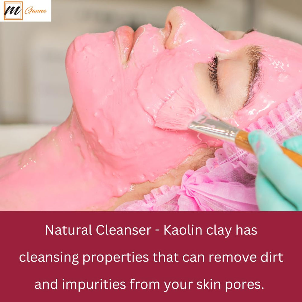 mganna rose clay powder for skin soothing cleansing routines