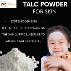 Cosmetic-grade talc from mGanna emphasizes purity and safe daily use.