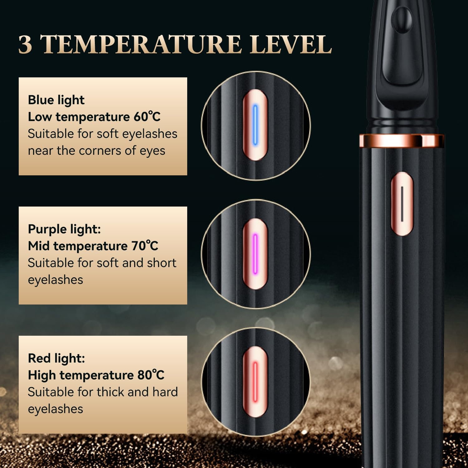 MGKO USB-rechargeable compact design for on-the-go touch ups.