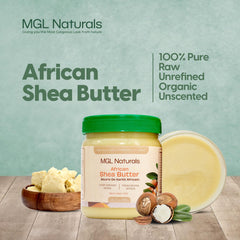 MGL Naturals ivory shea butter bowl ready for DIY skincare recipes