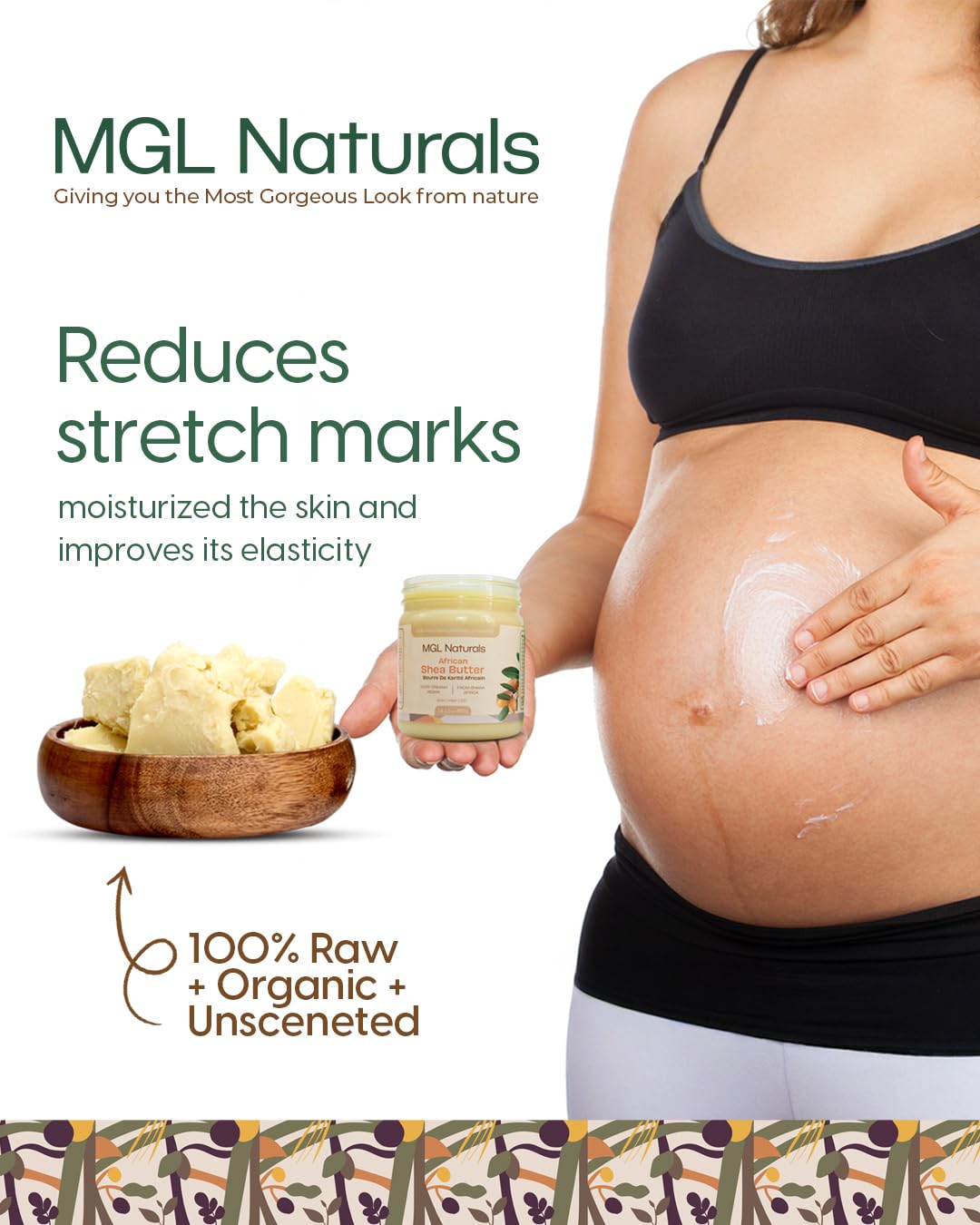 MGL Naturals reusable 16oz jar packaging for eco-conscious routines