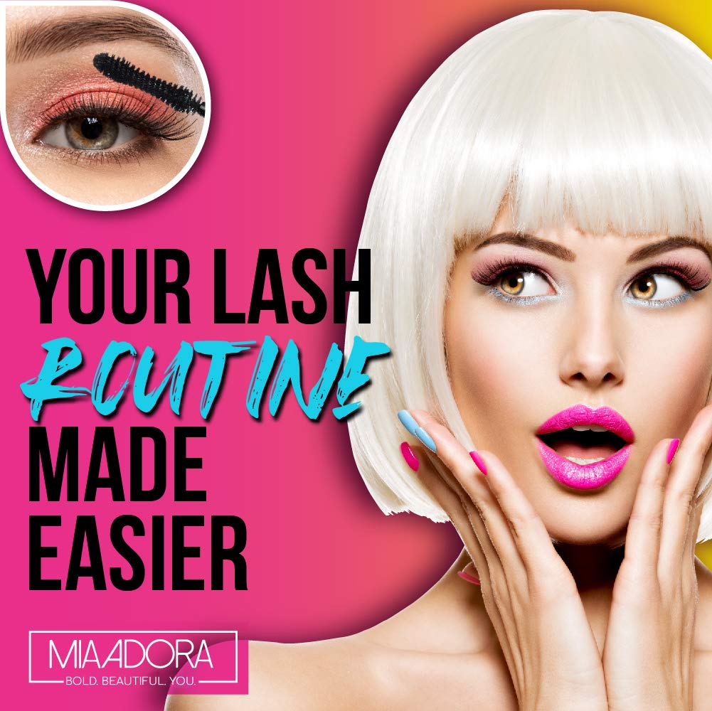Mia Adora 400X mascara waterproof formula endures splashes and heat.