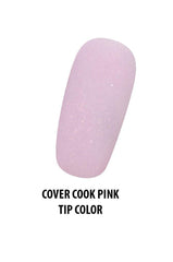 Mia Secret acrylic powder cover cool pink 2oz during application for smooth blending