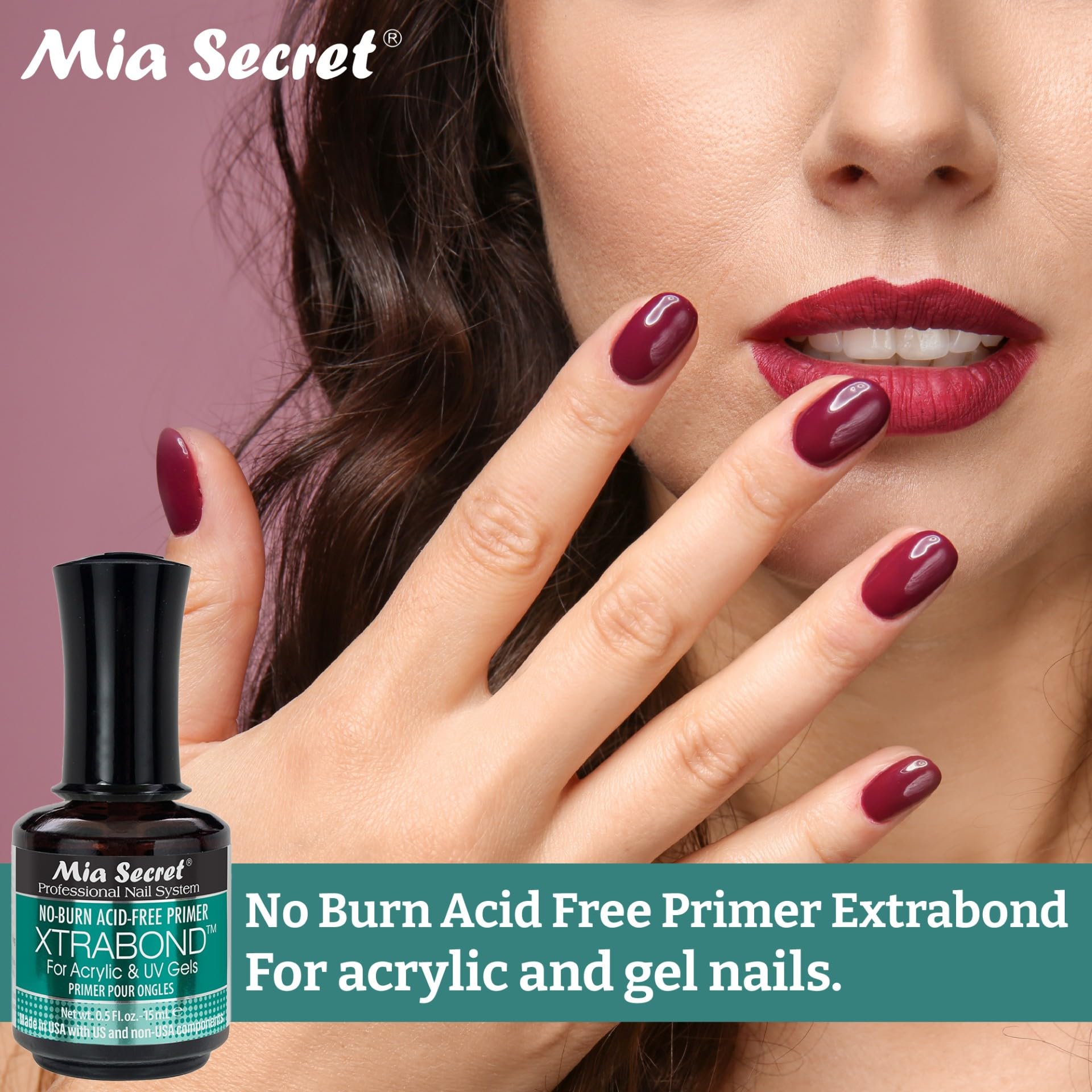 Mia Secret acrylic system compatibility supports reliable bonds across systems.