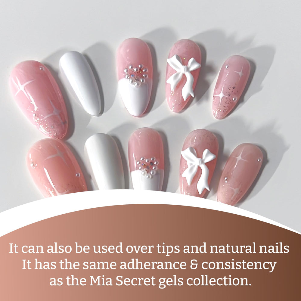 Mia Secret Bio Builder Gel layer building offers durable base coverage.
