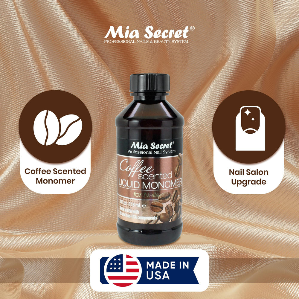Mia Secret monomer with powder kit ready for practice sessions.