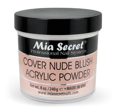 Mia Secret Cover Nude Blush Acrylic Powder bottle for smooth, long-lasting wear