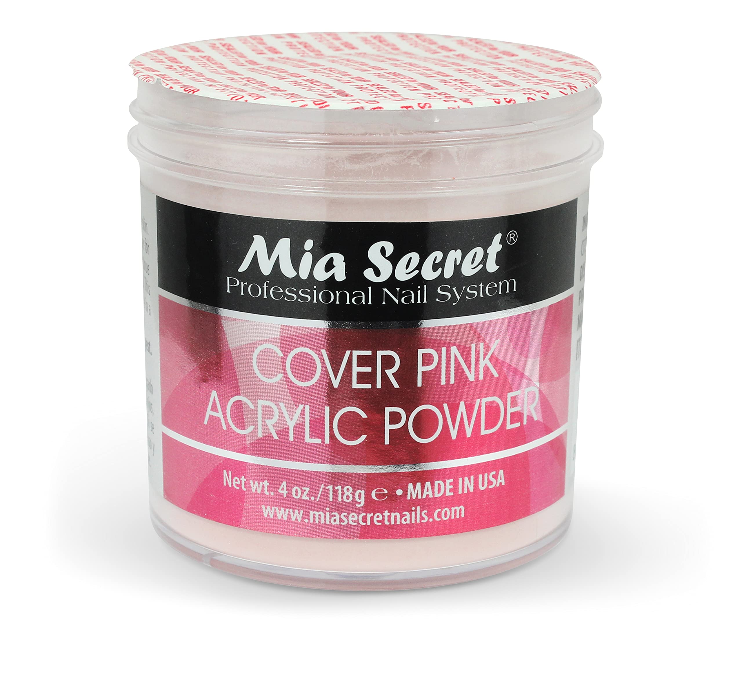 Mia Secret cover pink 4 oz powder resists lifting for durable manicures