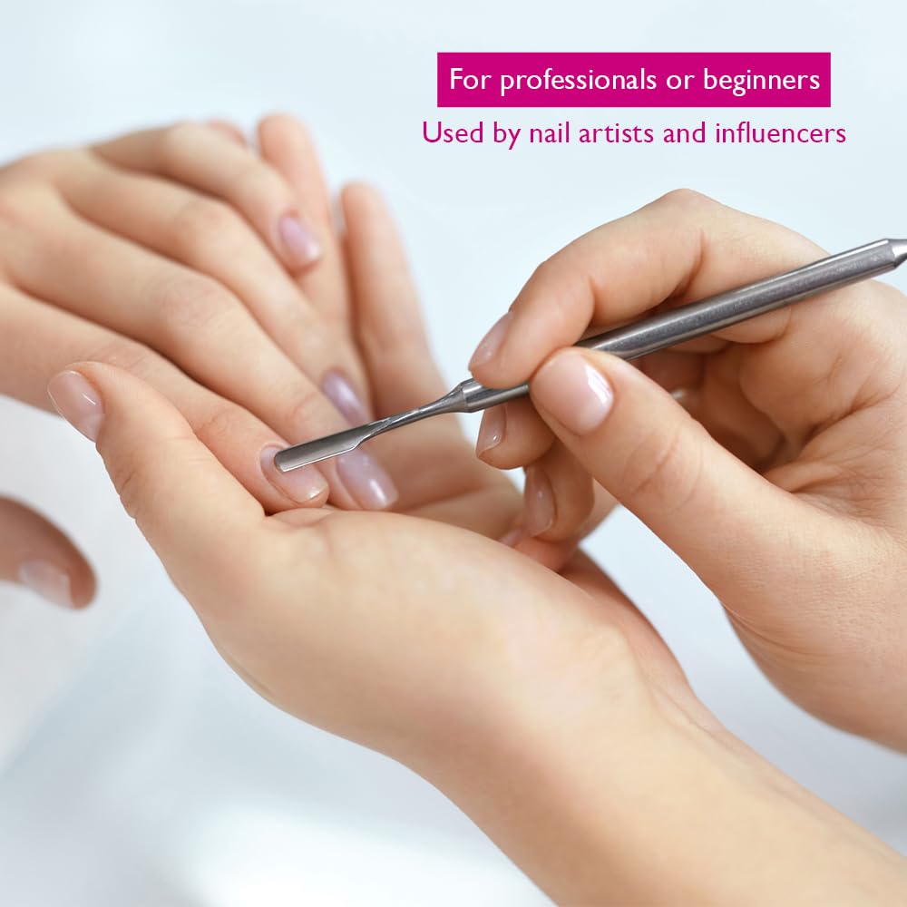 Safety label reflecting quality controls on Mia Secret Cuticle Softener Remover.
