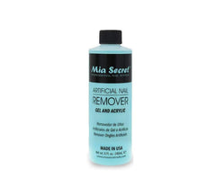 Mia Secret nail remover bottle close-up for gel and acrylic removal