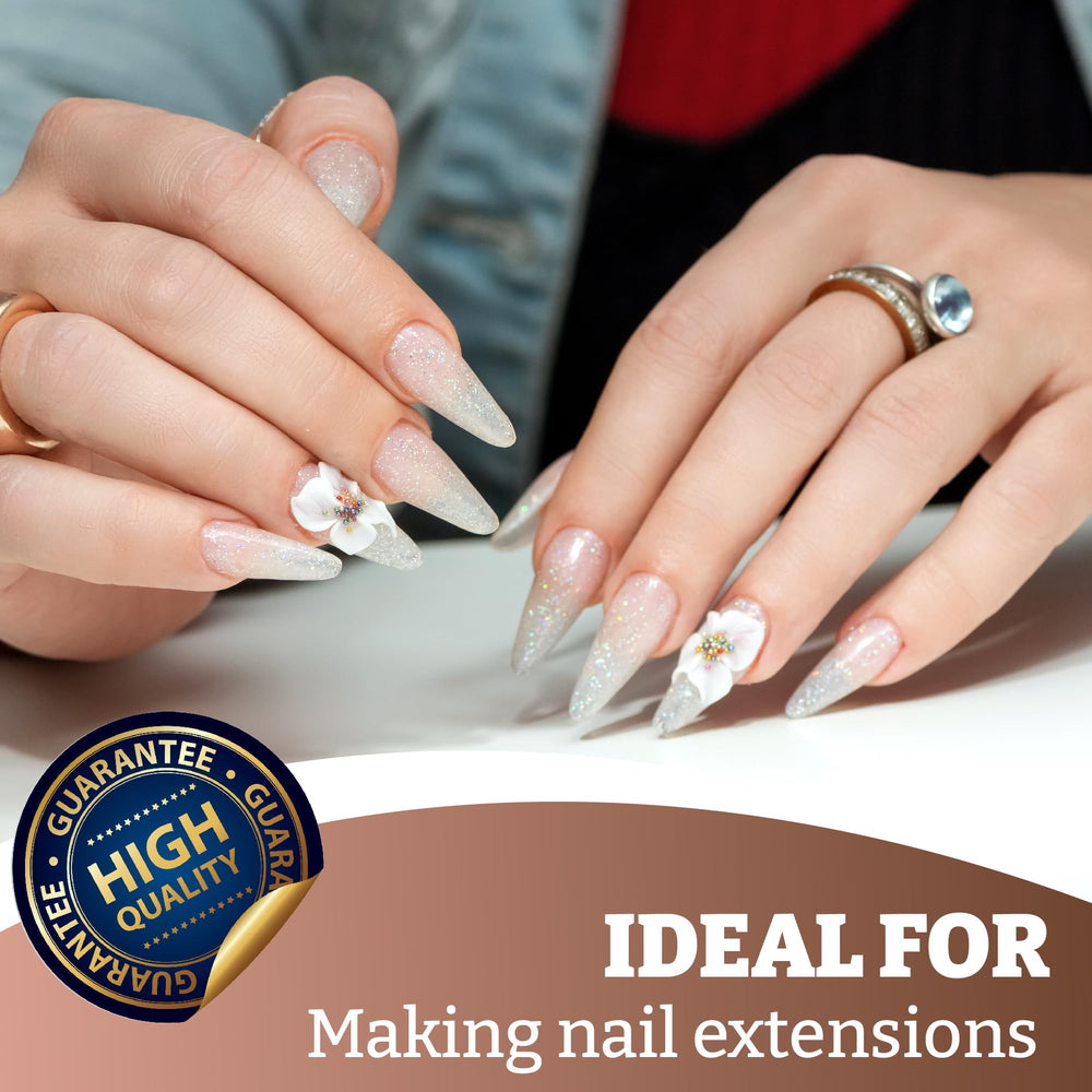 Mia Secret Nail System usage under LED light cures efficiently.