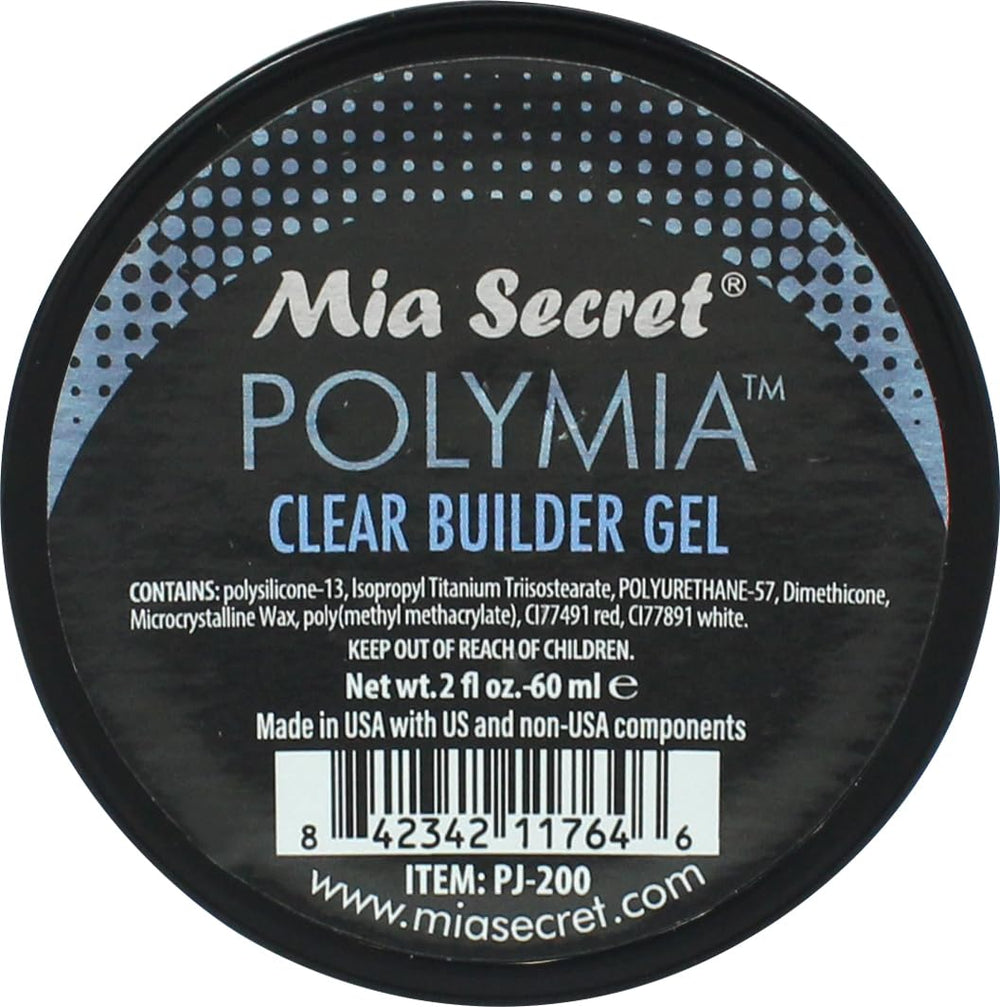 Mia Secret Polimia 2oz bottle of odorless nail gel builder for versatile use