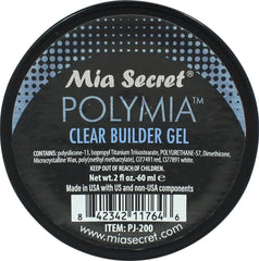 Mia Secret Polimia 2oz bottle of odorless nail gel builder for versatile use