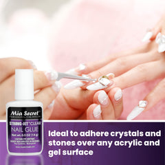 Mia Secret Strong-Jet 335 clear glue strong hold for acrylic and gel surfaces