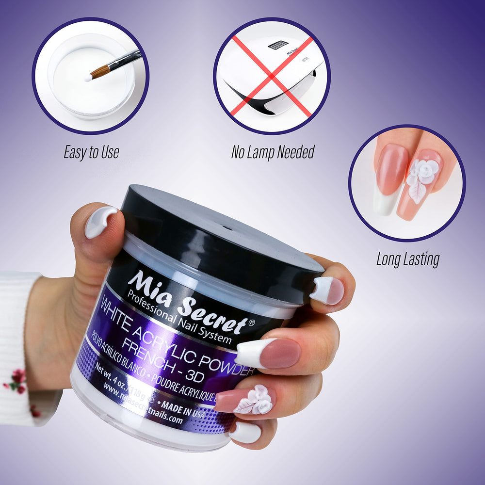 USA-made Mia Secret powder supports consistent results in professional salons.