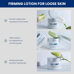 MiamiMD Advanced Crepe Fix application-steps guide for daily morning and evening use.