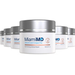 MiamiMD Advanced Crepe Fix bottle for firming and smoothing skin.