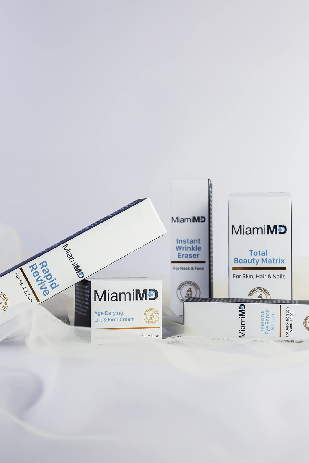 MiamiMD Instant Wrinkle Eraser finished look appears refreshed and radiant