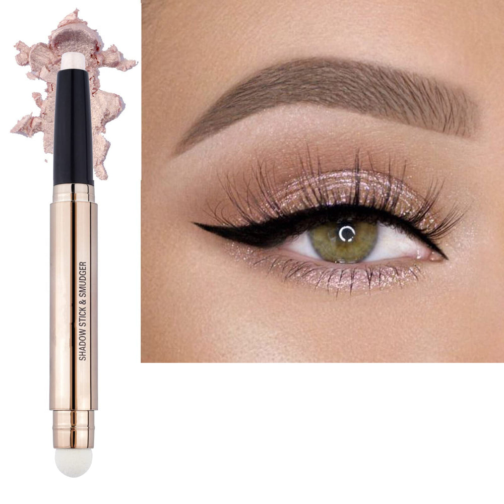 MiaSarah 2in1 eyeshadow stick with brush for precise color application.