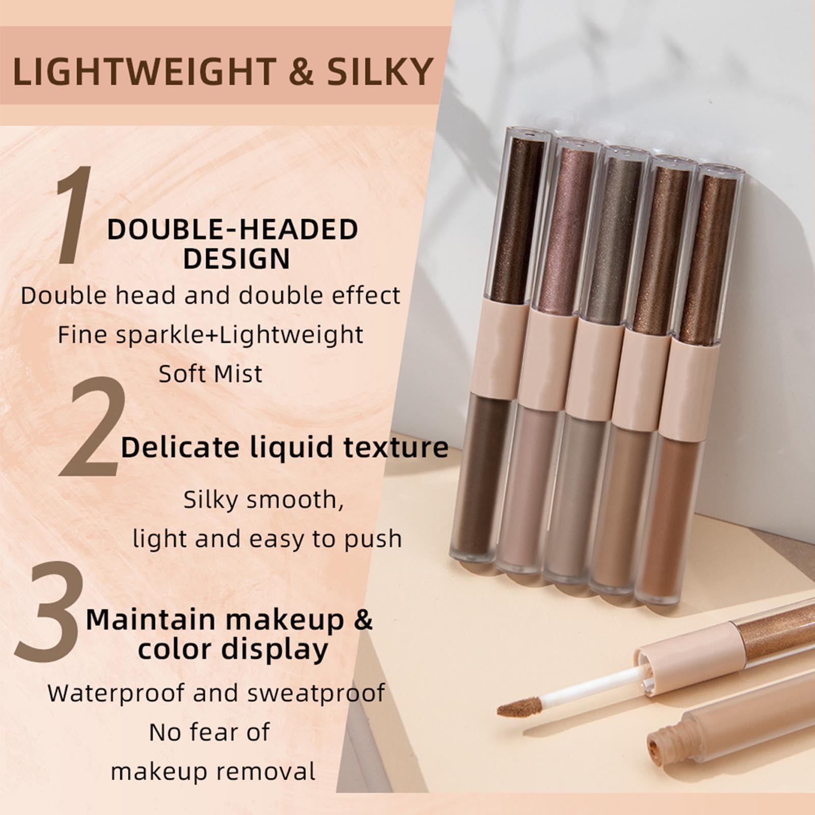 MiaSarah Eyeshadow Primer End creates smooth base for blending.