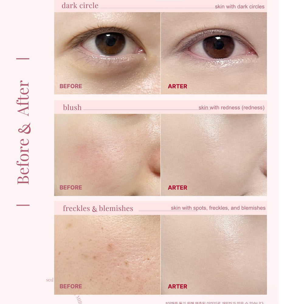 MIBA Ion Calcium Foundation built-in mirror for quick touch-ups