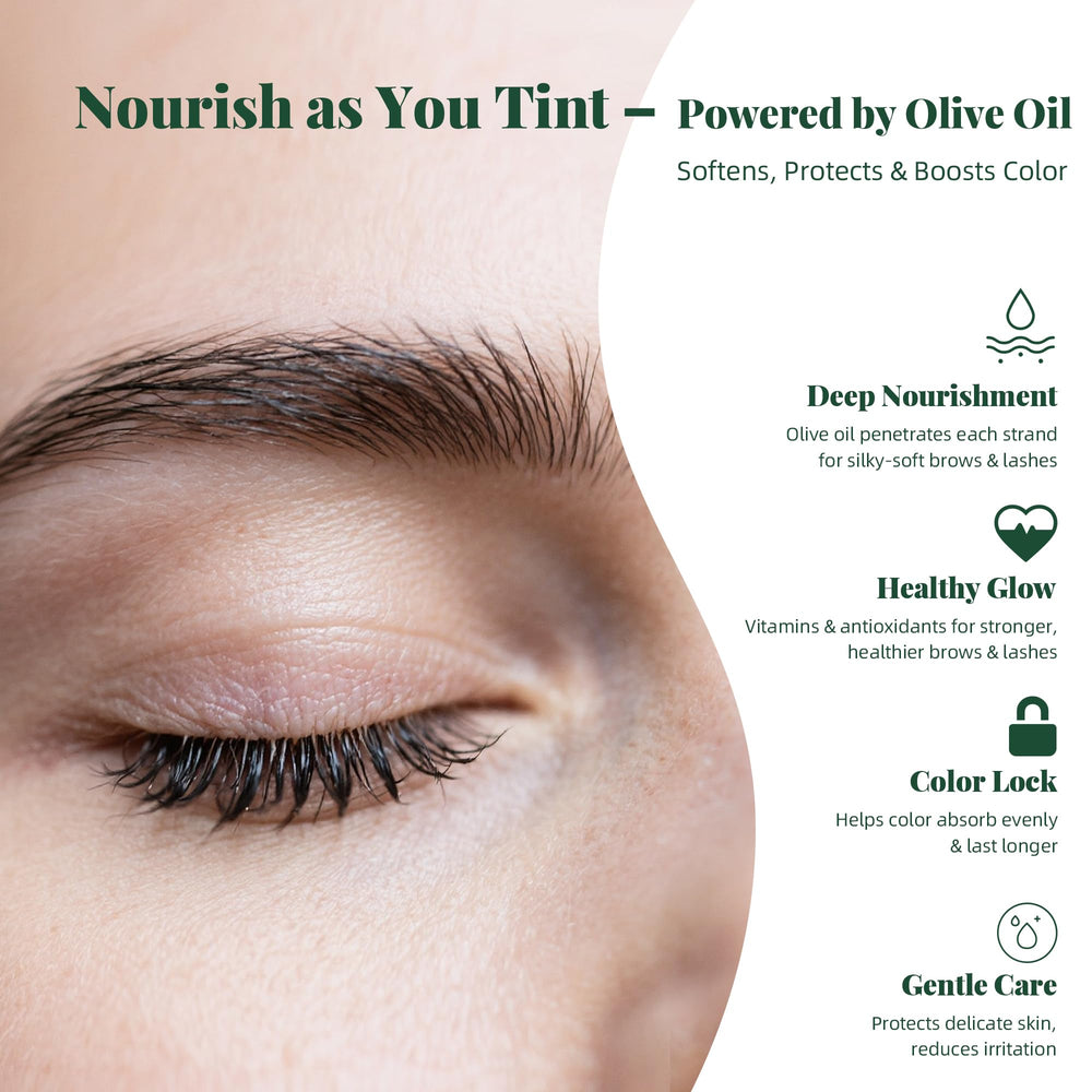 MIBYLEN step-by-step guide supports quick, beginner-friendly brow and lash coloring
