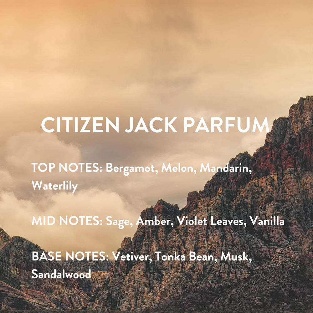 Michael Malul Citizen Jack lifestyle shot for sophisticated evenings.