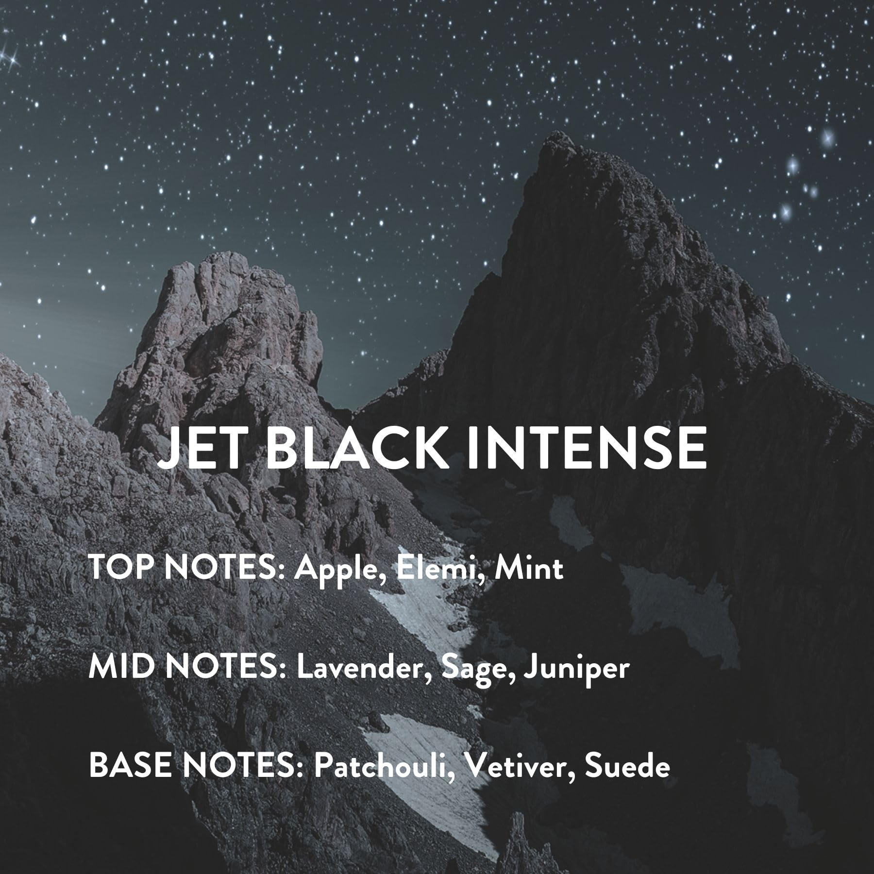 Packaging of Michael Malul Jet Black Intense, modern premium design