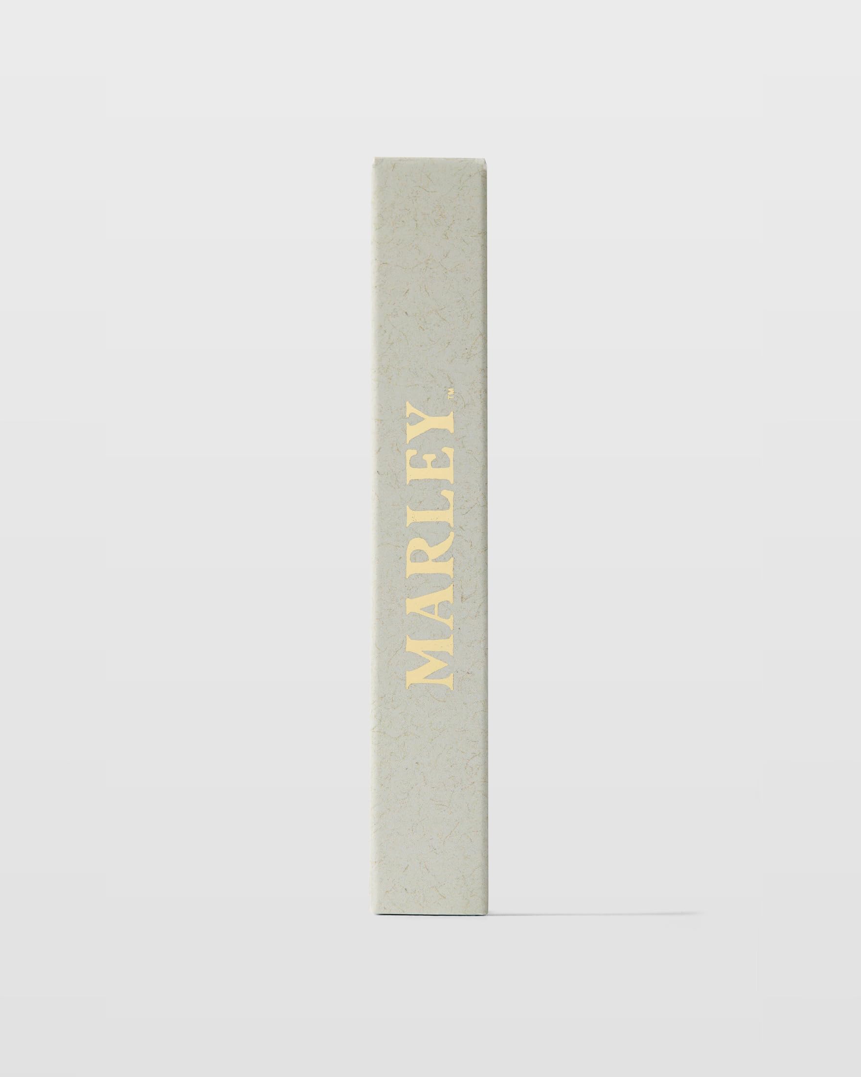 Michael Malul Marley Place of Peace bottle cap close-up highlights refined notes for a soothing first impression.