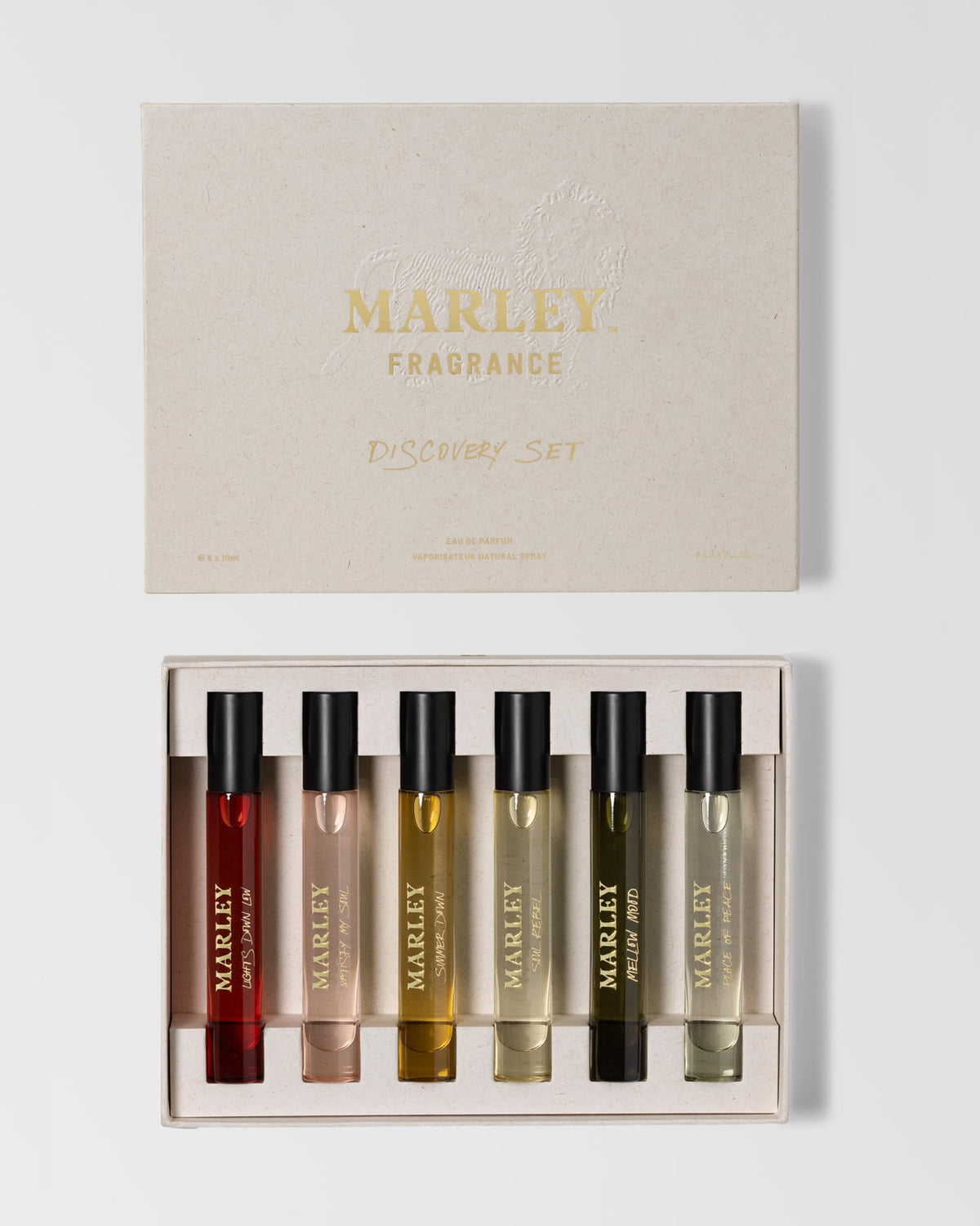 Michael Malul Marley Mellow Mood travel bottle for on-the-go scent exploration.