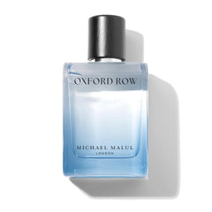 Michael Malul Oxford Row bottle front view for versatile day-to-night wear.
