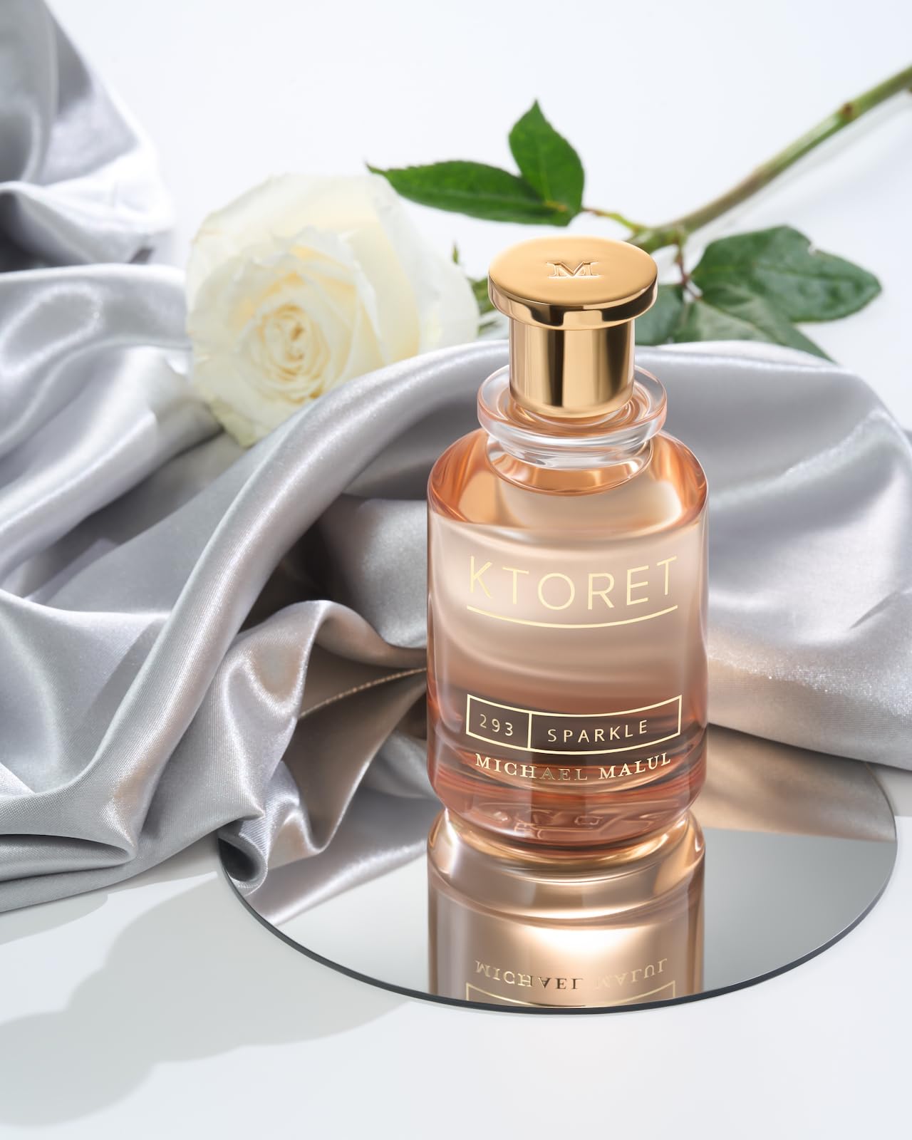 Michael Malul 293 Sparkle rose damascena and jasmine, feminine allure in a spritz.