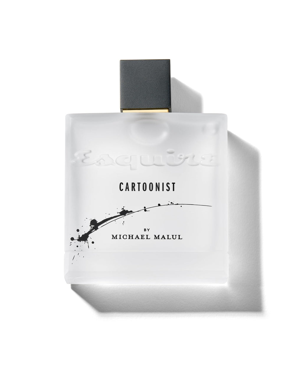Michael Malul Cartoonist Esquire fragrance bottle pour enhances everyday refinement