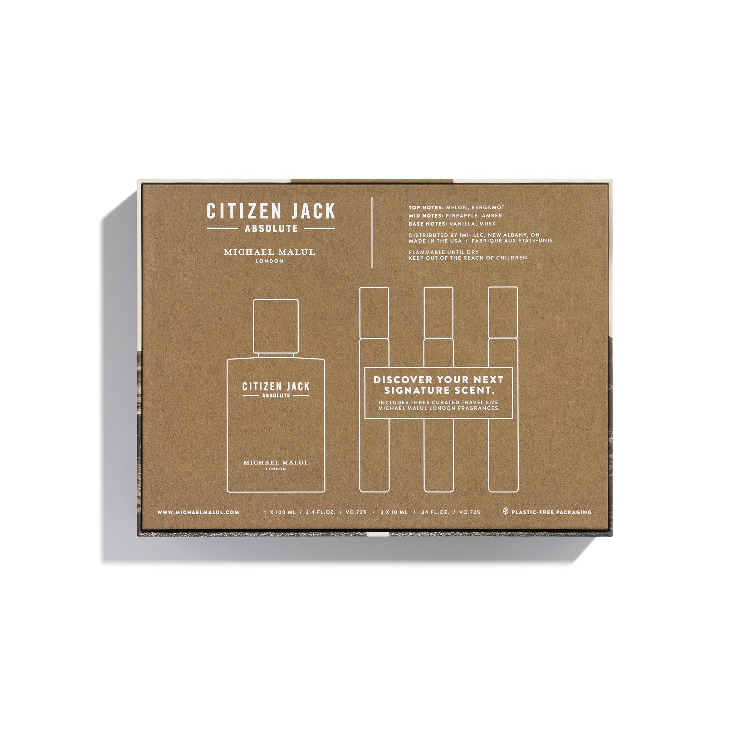 Michael Malul gift set 4pc box ideal for gifting.