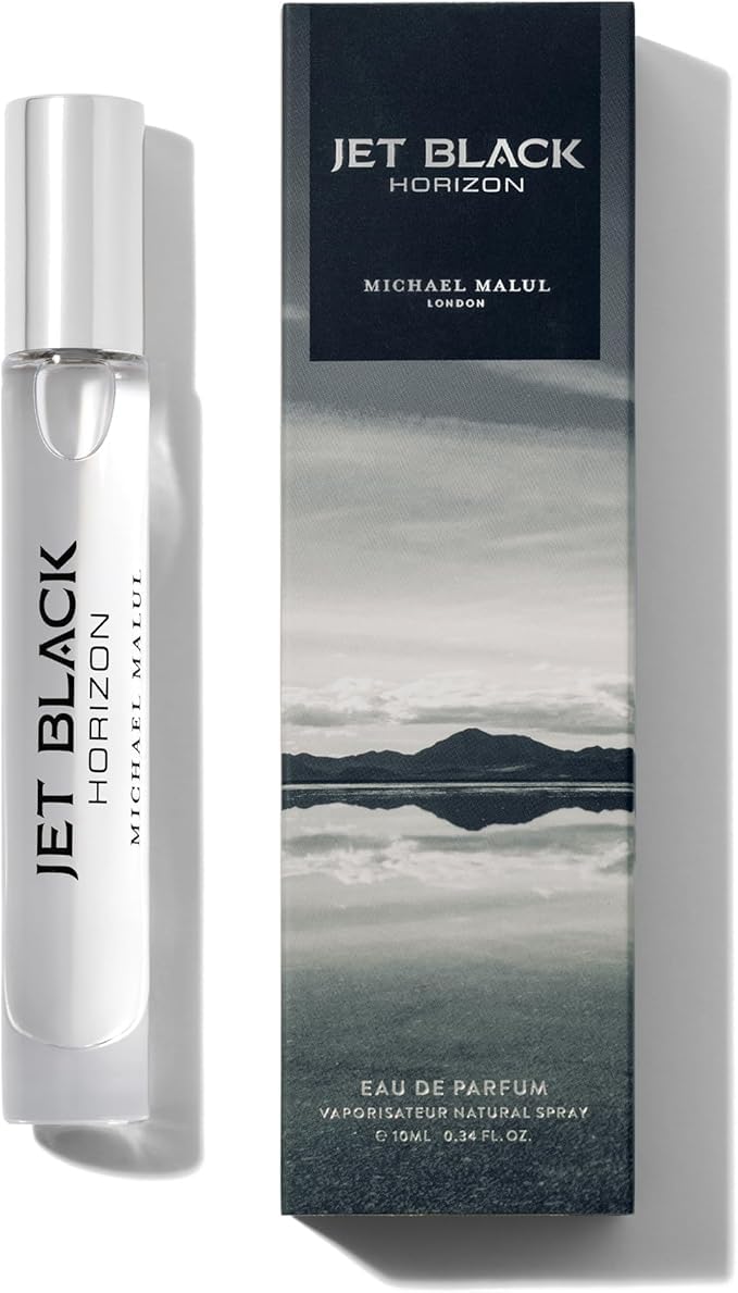 Michael Malul Jet Black Horizon bottle pour for effortless evening transition