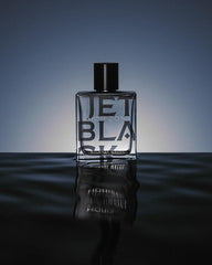 Michael Malul Jet Black Horizon fragrance splash, fresh and confident vibes