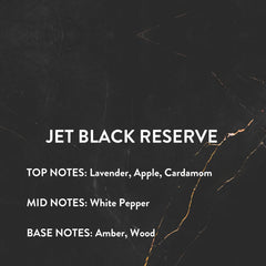 Michael Malul Jet Black Reserve travel-size bottle with atomizer ready for spontaneous outings.